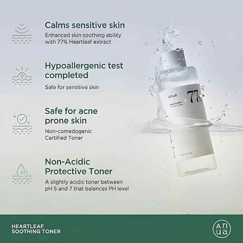 ANUA Heartleaf 77% Soothing Toner (250ml) ANUA Heartleaf 77% Soothing Toner (250ml)